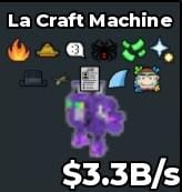 BS10767 La Craft Machine Fast Delivery 3.3B/s