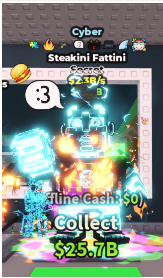 CYBER STEAKINI FATTINI 2.3B/S (:3 + 7 TRAITS) – STEAL A BRAINROT – FAST DELIVERY & TRUSTED #C8QF5R