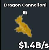 BS10796 Dragon Cannelloni Gold 1.4B/s