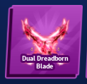 Dual DreadBorn Blade Set ( Sword + Emote + Explosion )
