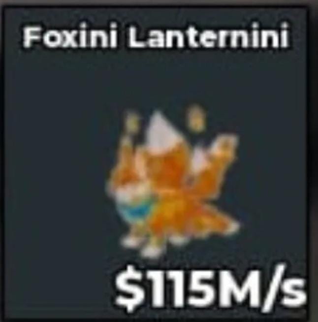 BS10802 Foxini Lanternini 115M/s