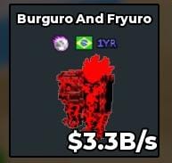 BS10825 Burguro and Fryuro Cursed 3.3B/s