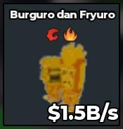 BS10829 Burguro and Fryuro Gold 1.5B/s