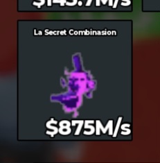BS10878 La Secret Combinasion Galaxy 875M/s
