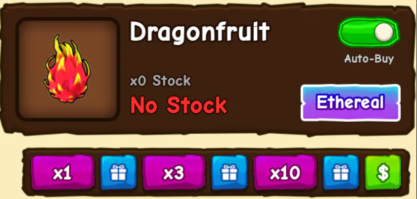 Ride a Pet > x10 Dragonfruit [999R]