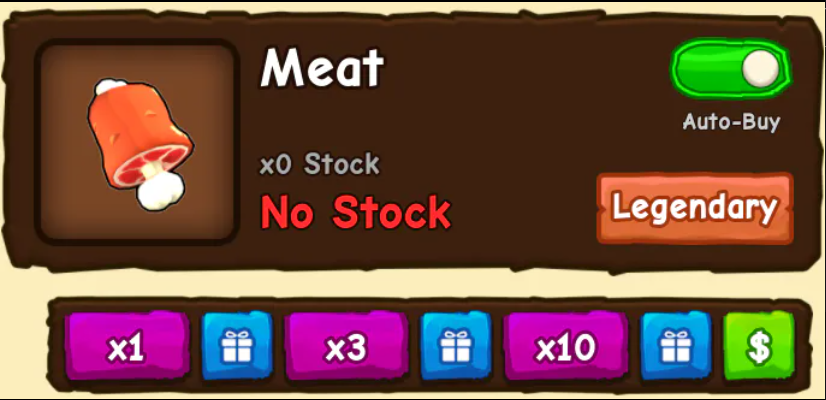 Ride a Pet > x10 Meat [599R]