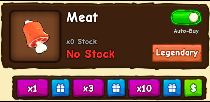 Ride a Pet > Meat [79R]