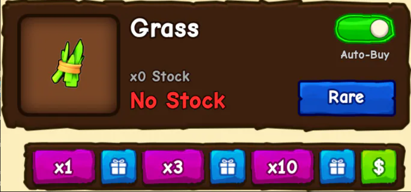 Ride a Pet > x10 Grass [399R]