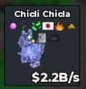 BS10898 Chicli Chicla Crystal 2.2B/s