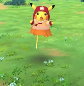 🍁 Pokémon GO: Orange Hanbok Pikachu (Autumn Pikachu) - Raid Farming Service 🍁