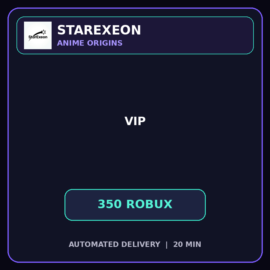 Anime Origins > VIP [350R]
