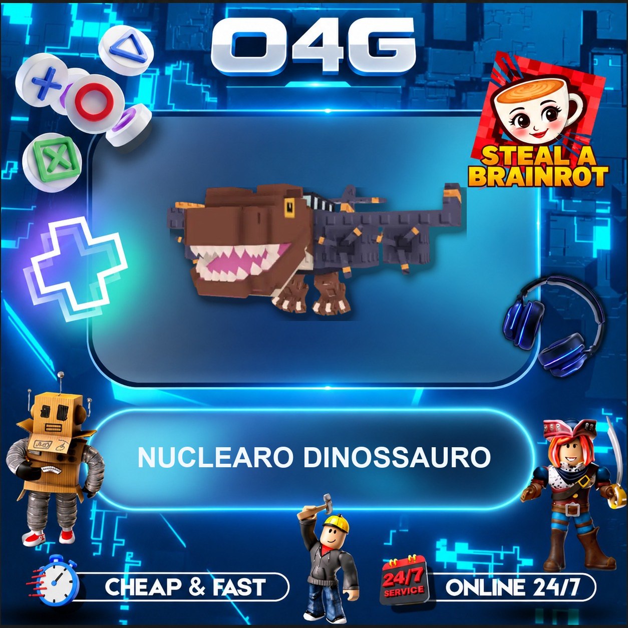 Nuclearo Dinossauro>Diamond>22.5M/s