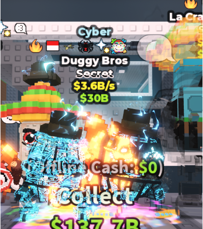 CYBER DUGGY BROS 3.6B/S (SPIDER + 7 TRAITS) – STEAL A BRAINROT – FAST DELIVERY & TRUSTED #G2QK7C