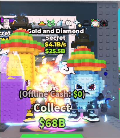 GOLD OR DIAMOND 4.1B/S (MONEY + 11 TRAITS) – STEAL A BRAINROT – FAST DELIVERY & TRUSTED #A3QF8R