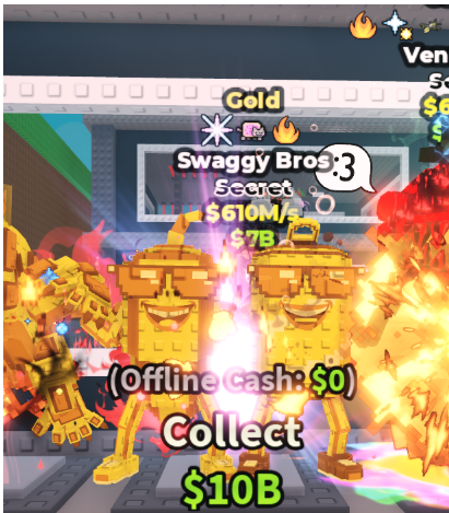 GOLD SWAGGY BROS 610M/S (NYANCAT + 2 TRAITS) – STEAL A BRAINROT – FAST DELIVERY & TRUSTED #H5VK7N