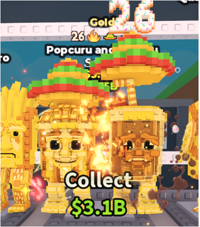 GOLD POPCURU AND FIZZURU 3.1B/S (26 + 3 TRAITS) – STEAL A BRAINROT – FAST DELIVERY & TRUSTED #J8TK5N