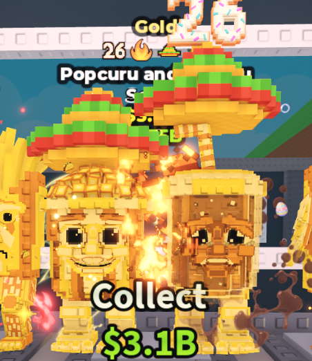 GOLD POPCURU AND FIZZURU 3.1B/S (26 + 3 TRAITS) – STEAL A BRAINROT – FAST DELIVERY & TRUSTED #J8TK5N