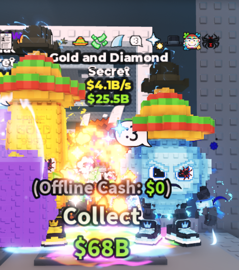 GOLD OR DIAMOND 4.1B/S (MONEY + 11 TRAITS) – STEAL A BRAINROT – FAST DELIVERY & TRUSTED #A3QF8R