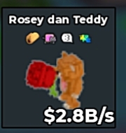 BS10926 Rosey and Teddy Crazy Trait 2.8B/s