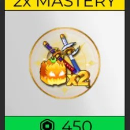Blox Fruits: 2x Mastery 450R