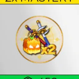 Blox Fruits: Game Passes-permanent 2x Mastery 450R