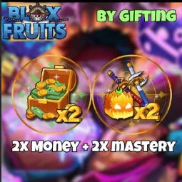 Blox Fruits: 2x Money 2x Mastery 900 Robux Value 900R