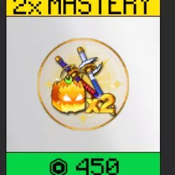 Blox Fruits: 2x Mastery Gamepass 450R