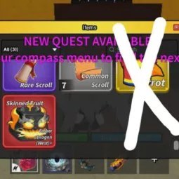 Blox Fruits: Skinned Ember Dragon