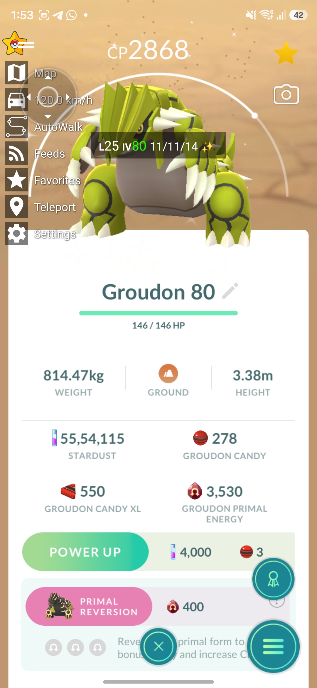 IOS&ANDRIOD SHINY GROUDON | POKÉMON GO TRADE | RARE LEGENDARY 🌌