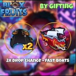 Blox Fruits: 2x Drop Chance Boats 700 Robux Value 700R
