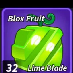 Blox Fruits: Lime Lime Blade Skin 3random