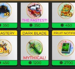 Blox Fruits: All Gamepasses