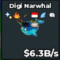 Steal a Brainrot: Digi Narwhal