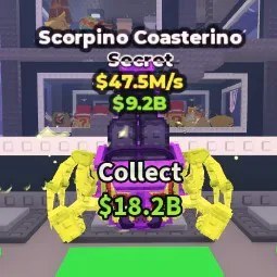 Steal a Brainrot: Scorpino Coasterino