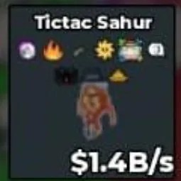 Steal a Brainrot: W103 Tictac Sahur 9