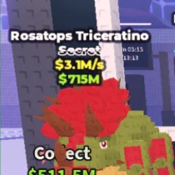 Steal a Brainrot: Rosatops Triceratino