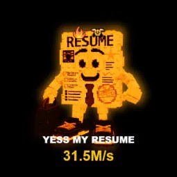 Steal a Brainrot: Yess My Resume Lava Ultra Rare