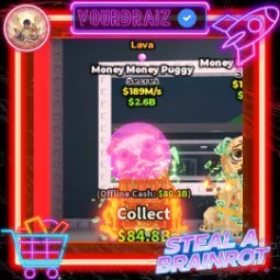 Steal a Brainrot: Money Money Puggy Lava