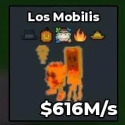 Steal a Brainrot: Skz210 Lava Los Mobilis