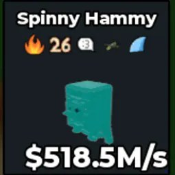 Steal a Brainrot: Rainbow Spinny Hammy