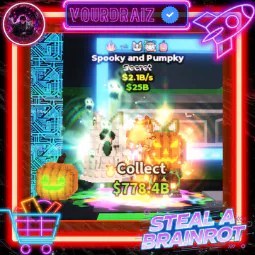 Steal a Brainrot: Spooky and Pumpky Meowl Jack'o