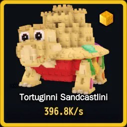 Steal a Brainrot: Gold Tortuginni Sandcastlini