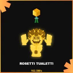 Steal a Brainrot: Gold Rosetti Tualetti