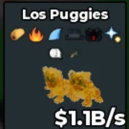 Steal a Brainrot: Gold Los Puggies Quec