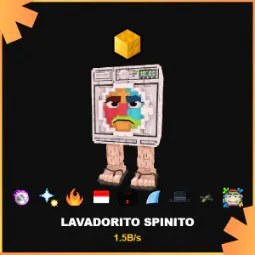 Steal a Brainrot: Rare Secret Gold Lavadorito Spinito