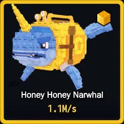 Steal a Brainrot: Gold Honey Honey Narwhal