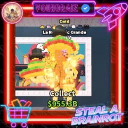Steal a Brainrot: La Romantic Grande Gold