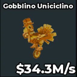Steal a Brainrot: Gold Gobblino Uniciclino