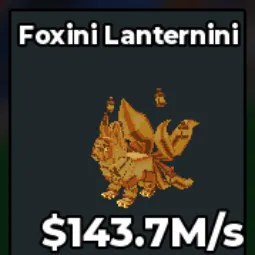 Steal a Brainrot: Gold Foxini Lanternini