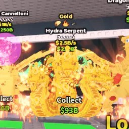Steal a Brainrot: Gold Hydra Serpent Taco Fire Explosive Insta